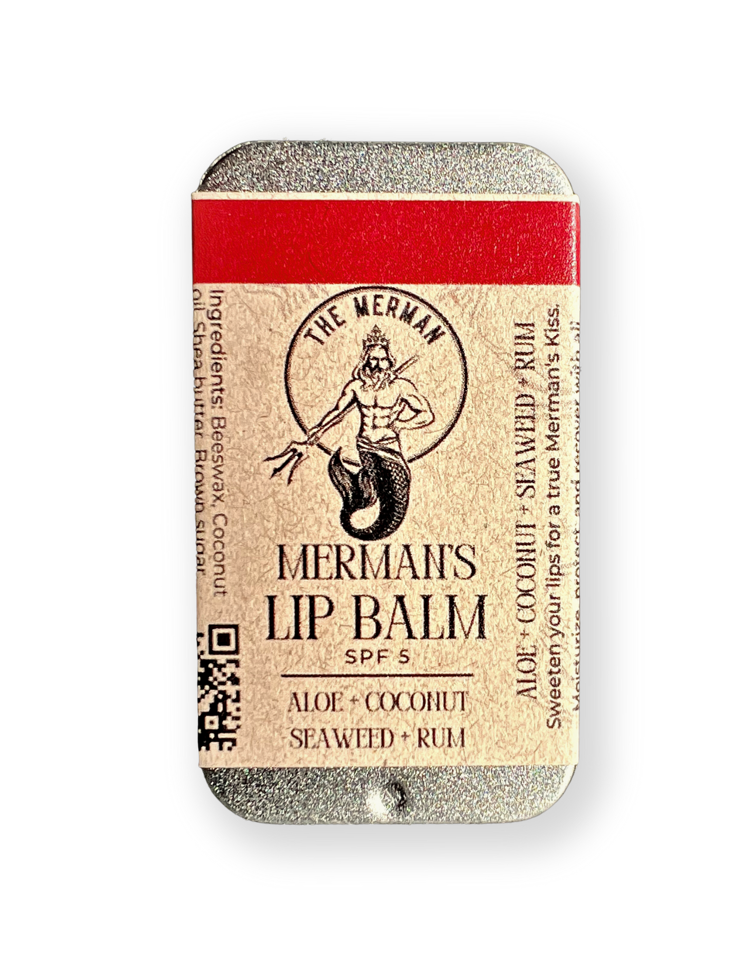 Lata de bálsamo labial de Merman